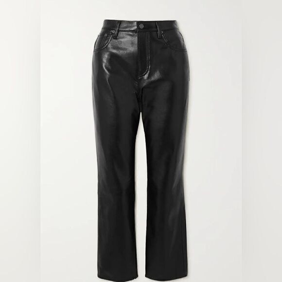 CITIZENS OF HUMANITY
Jolene  leather-blend straight-leg pants - Picture 1 of 7